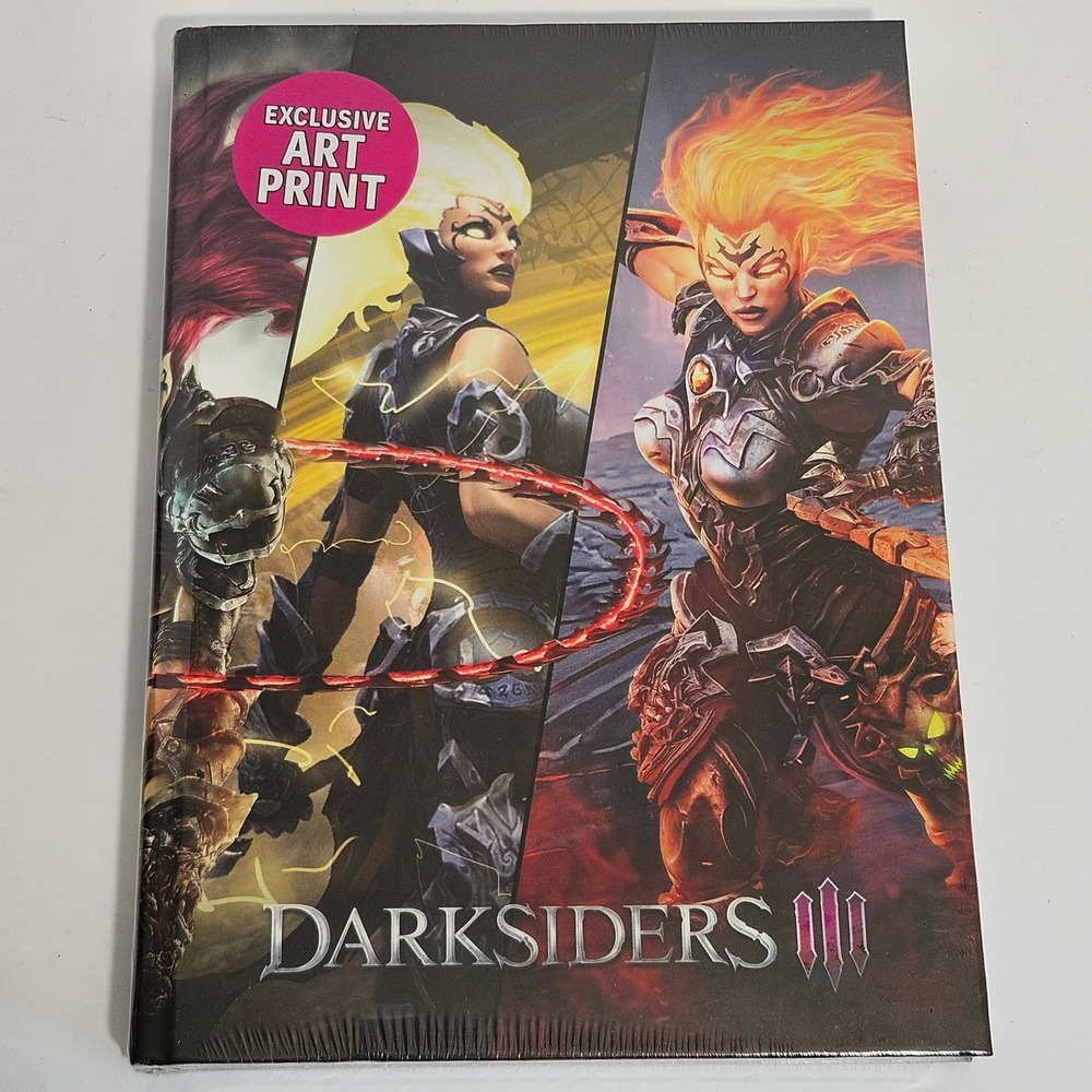 Darksiders III Prima Games Collector's Edition Guide Hardcover Art Print